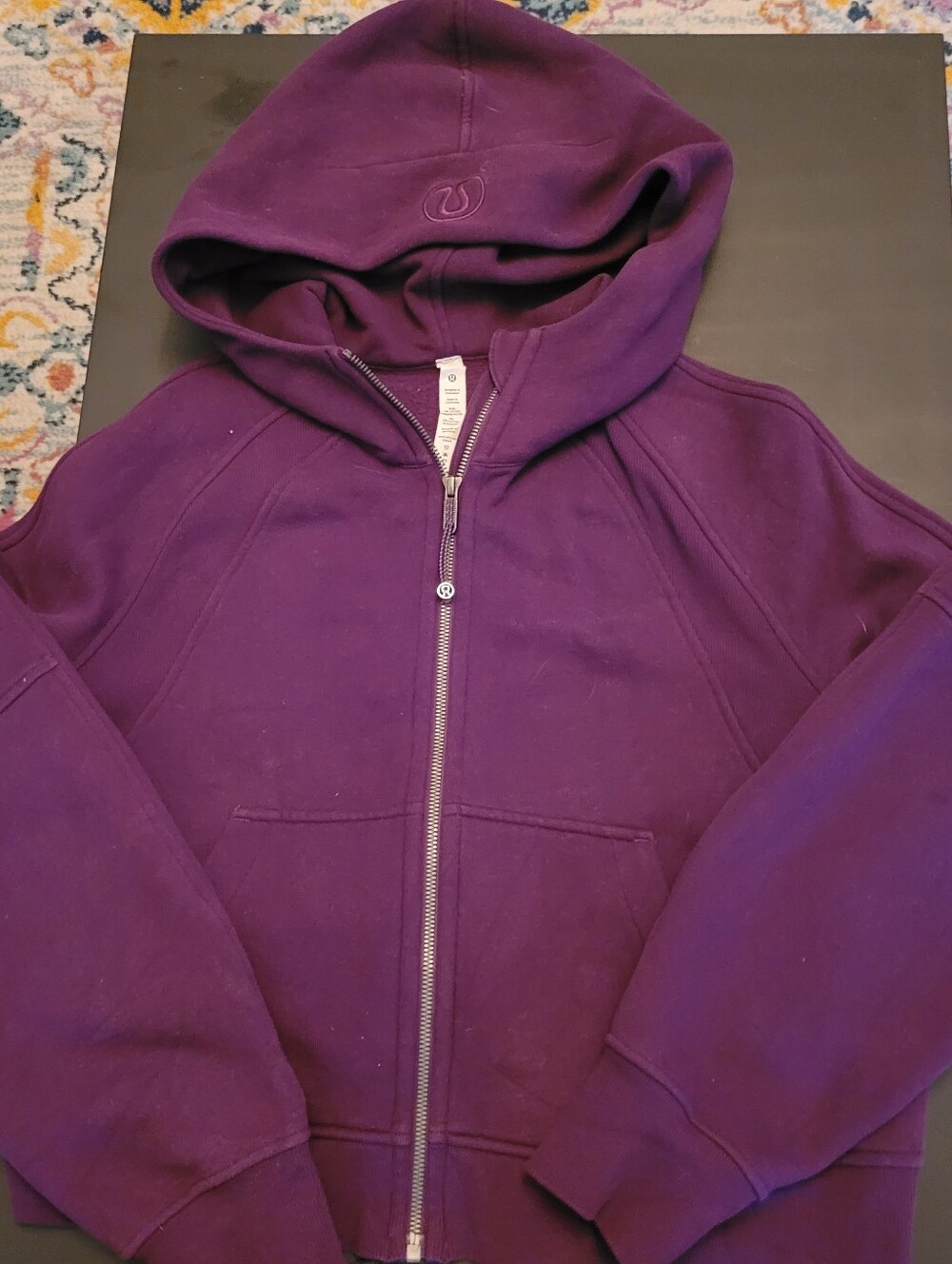 Lululemon Womens Purple Full-Zip Hoodie Jacket